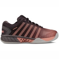 Tennisschoen K Swiss Women Hypercourt EXP Carpet Plum Kitten Coral Almond Gull Gray